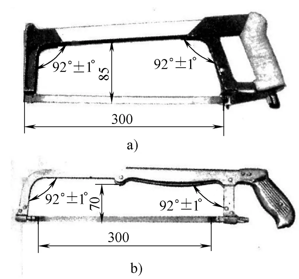 Figura 3-8 Formas de arco de sierra