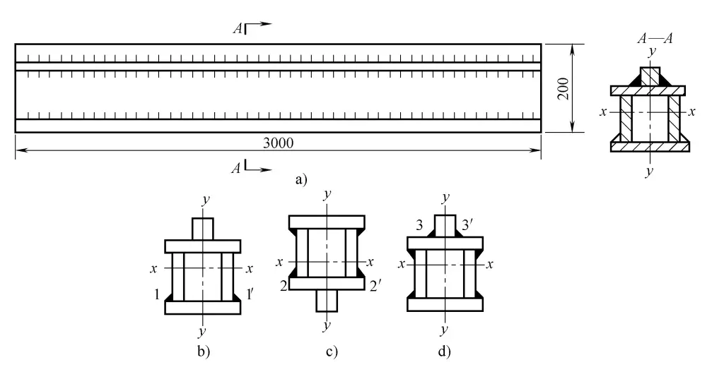 Figure 9-68 Welding sequence of the upper mold of the press