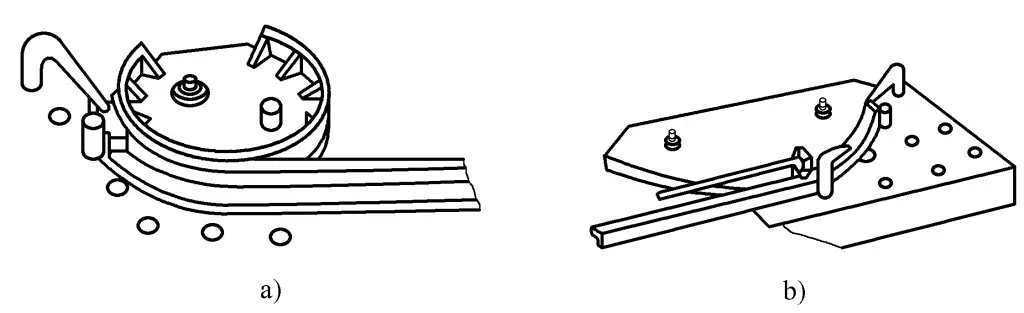 Figura 4-19 Doblado de ángulos de acero