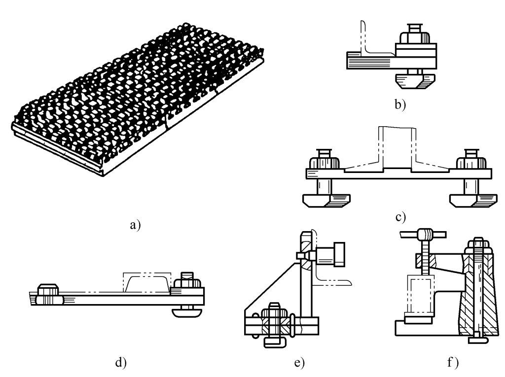 Figure 3-4 Établi de coulée et divers équipements de traitement