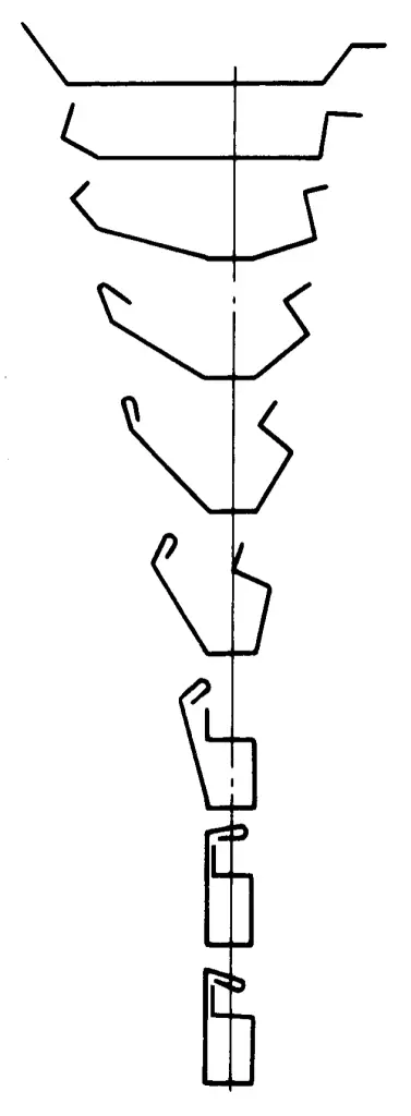 Figura 7 Línea guía vertical