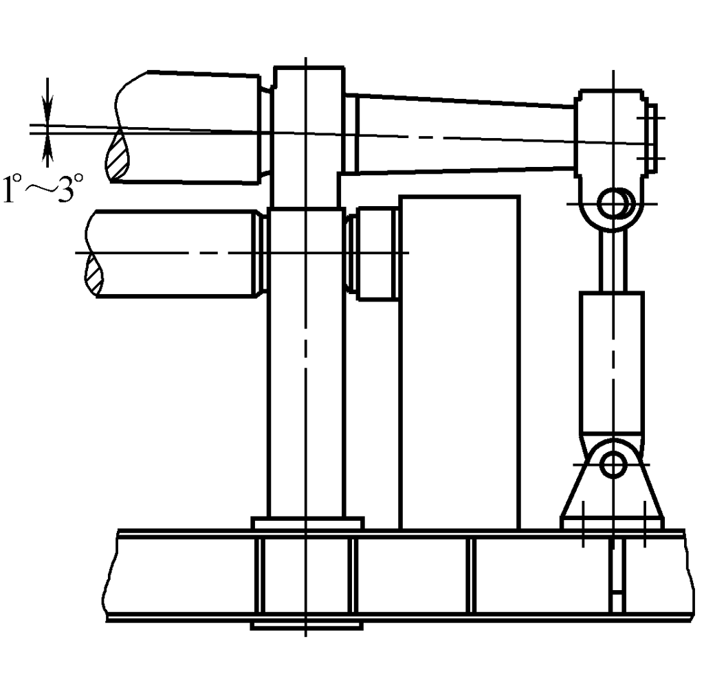 Figure 3 Mécanisme de levage à commande hydraulique