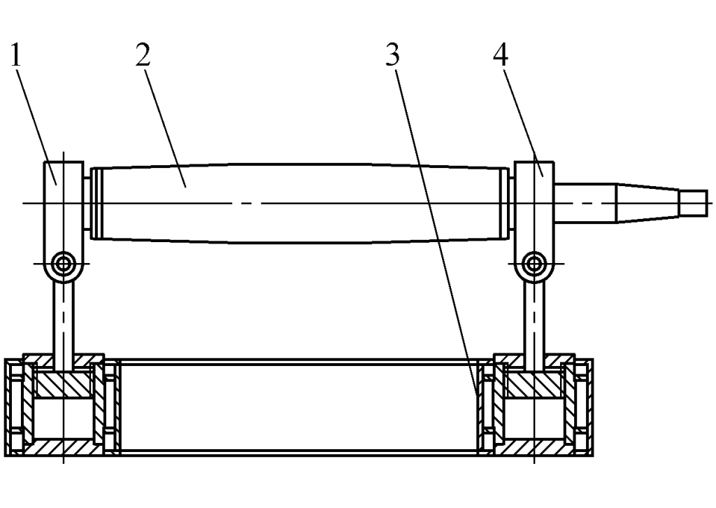 Figure 6 Upper roll lifting mechanism