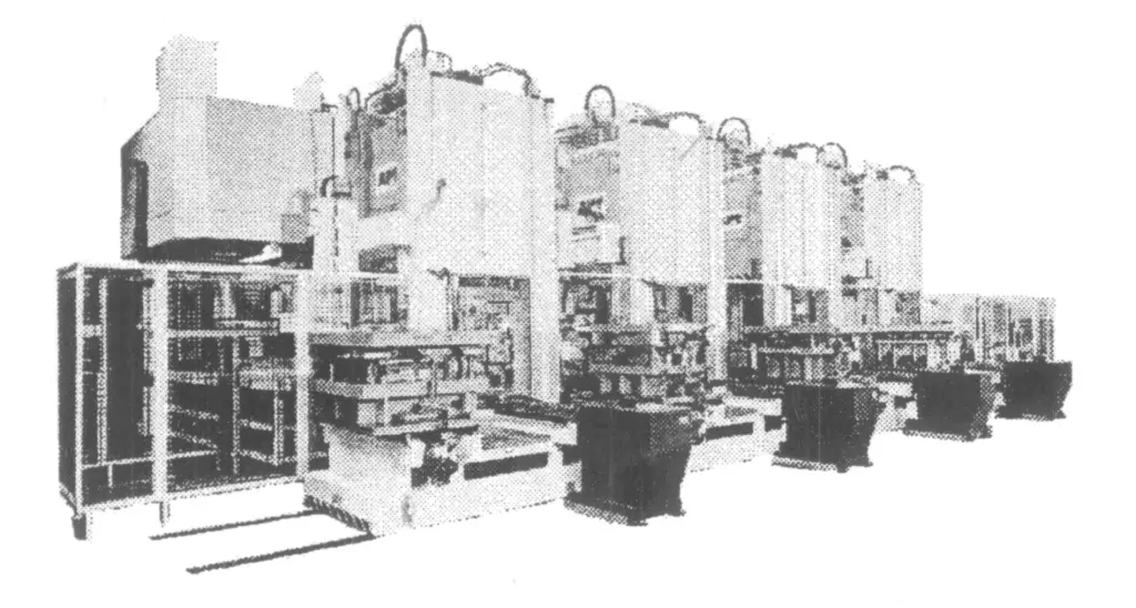 Figure 14 Hydraulic Press Automated Stamping Production Line