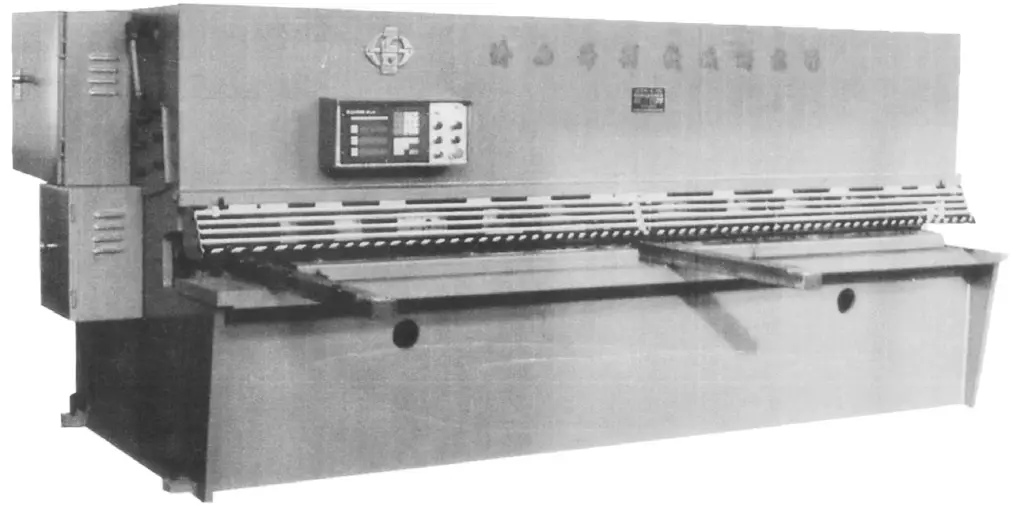 Figure 1 CNC shearing machine appearance diagram