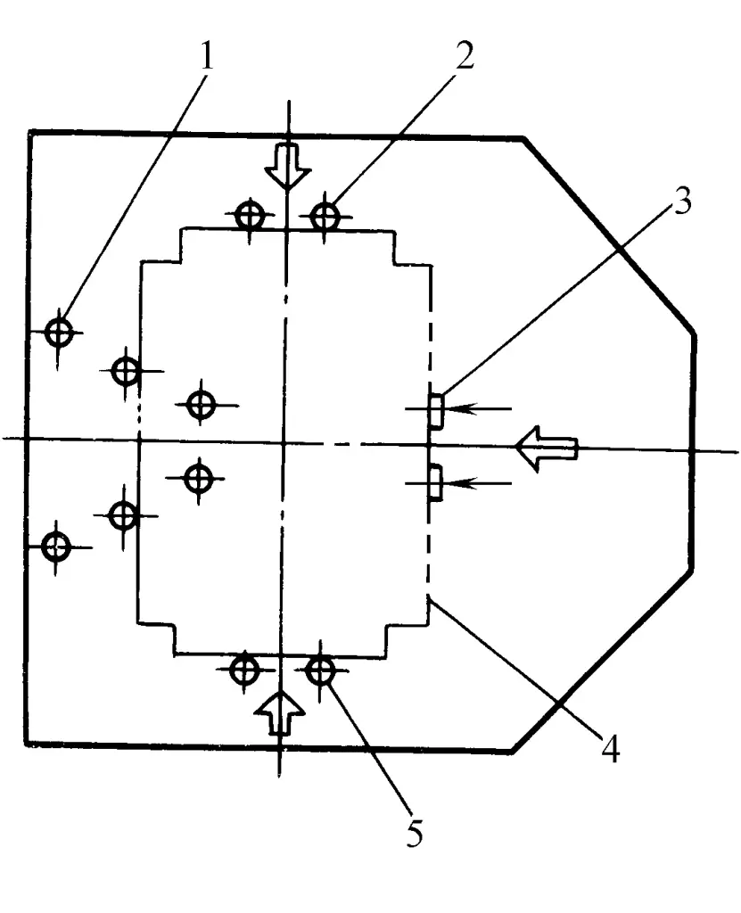Figure 22 Schéma du mécanisme de positionnement