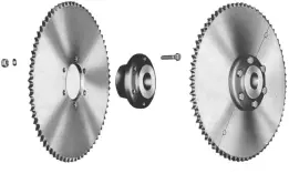 Figure 2 Type D Roller Chain Sprockets