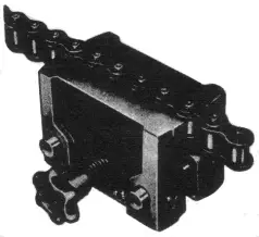 Figure 4 Clamping roller chain with chain clamp