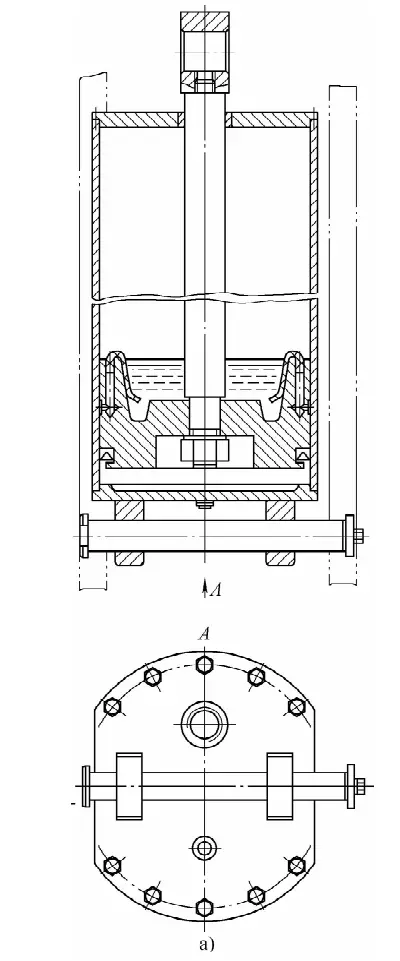 Figure 7 Equilibreur typique pour les presses mécaniques