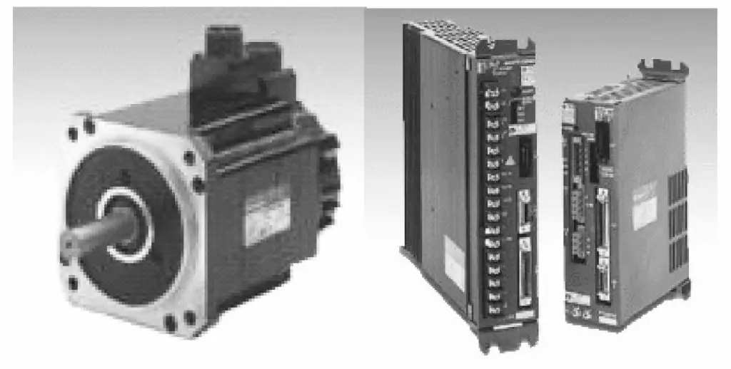 Figure 13 AC servo motor and drive amplifier