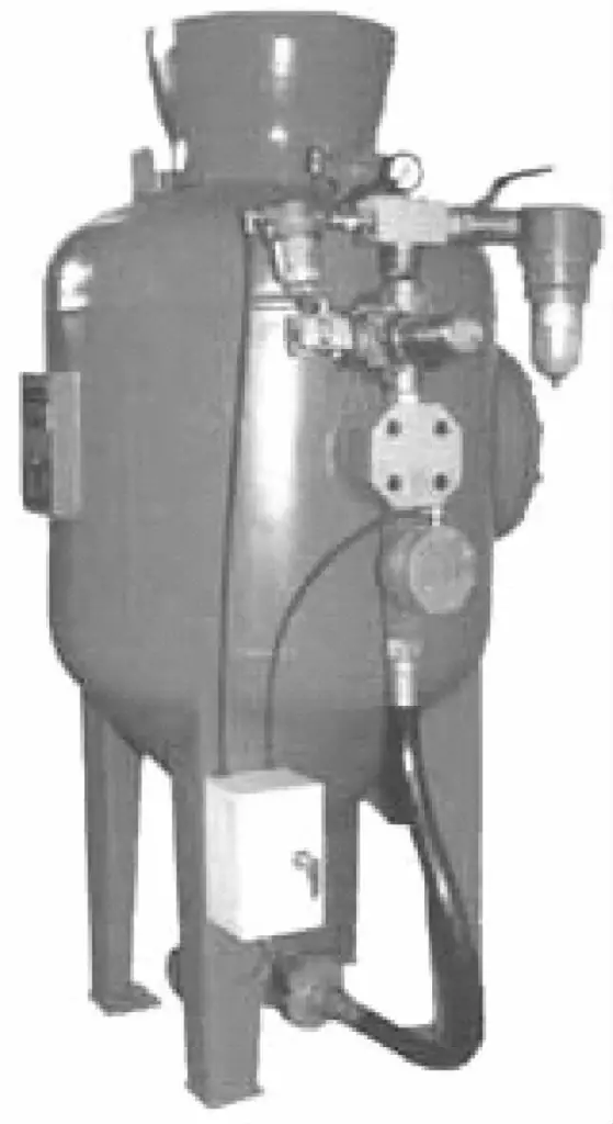 Abbildung 1 Shot Peening Maschine