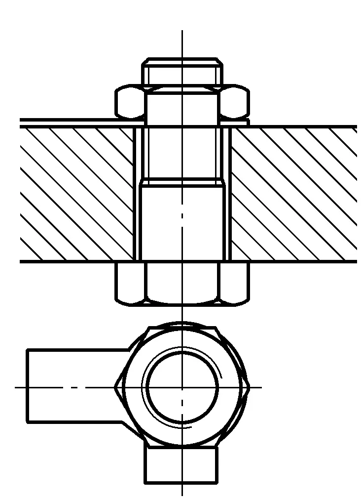 Figure 7-26 Lock washer anti-loosening