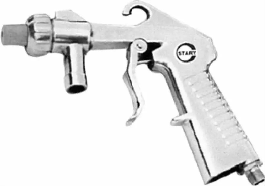Figura 37 Pistola neumática de chorro de arena