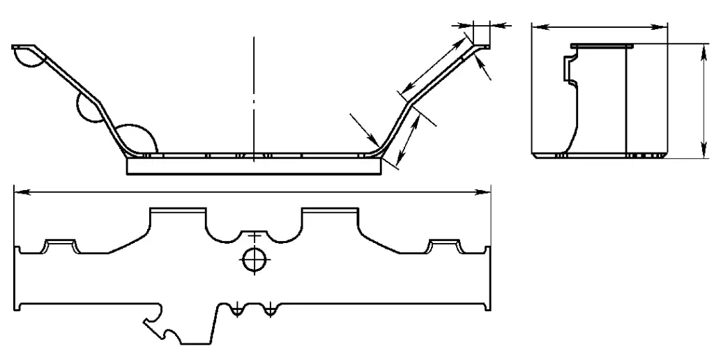 Figure 3-126 : Schéma des composants de la plaque de recouvrement inférieure