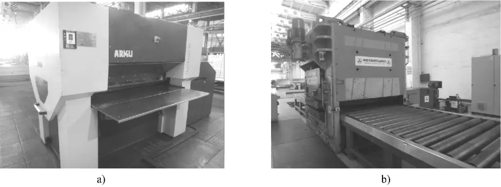 Abbildung 3-16: Stahlplattenrichtmaschinen
