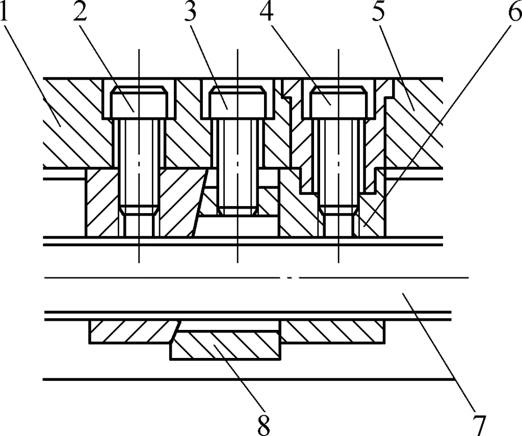 Figura 15 Estructura del husillo de deslizamiento transversal