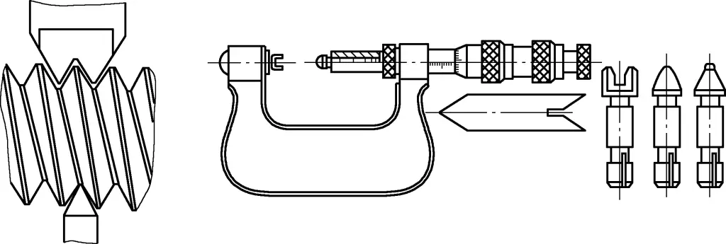 Figura 7 Micrómetros de rosca