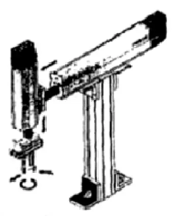 Figure 8 Main robotique pneumatique de type colonne