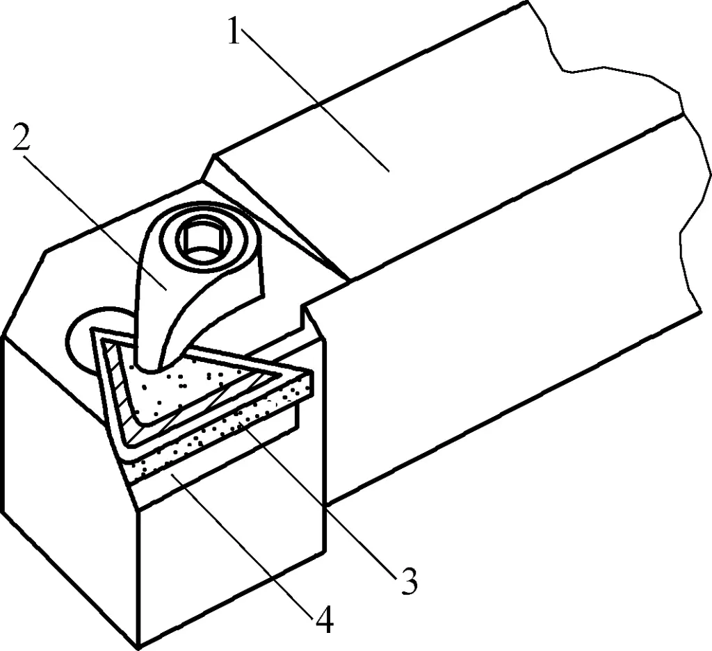 Figura 1 Herramienta de torneado indexable