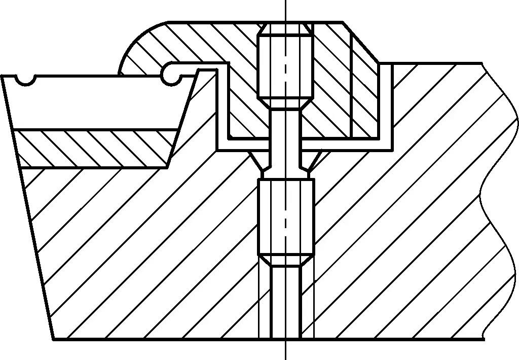 Figura 6 Abrazadera superior