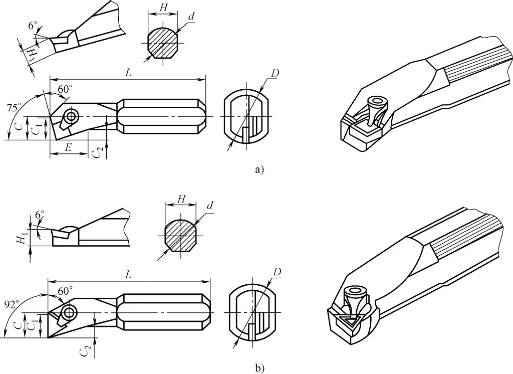 Figura 15 Herramienta de mandrinar indexable