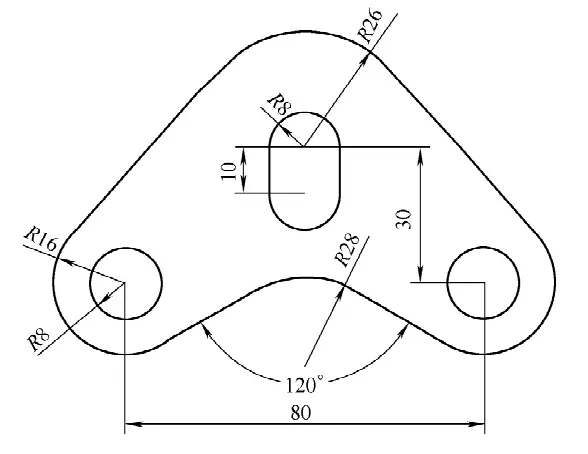 Figura 13 Dimensiones de la matriz cóncavo-convexa a mecanizar