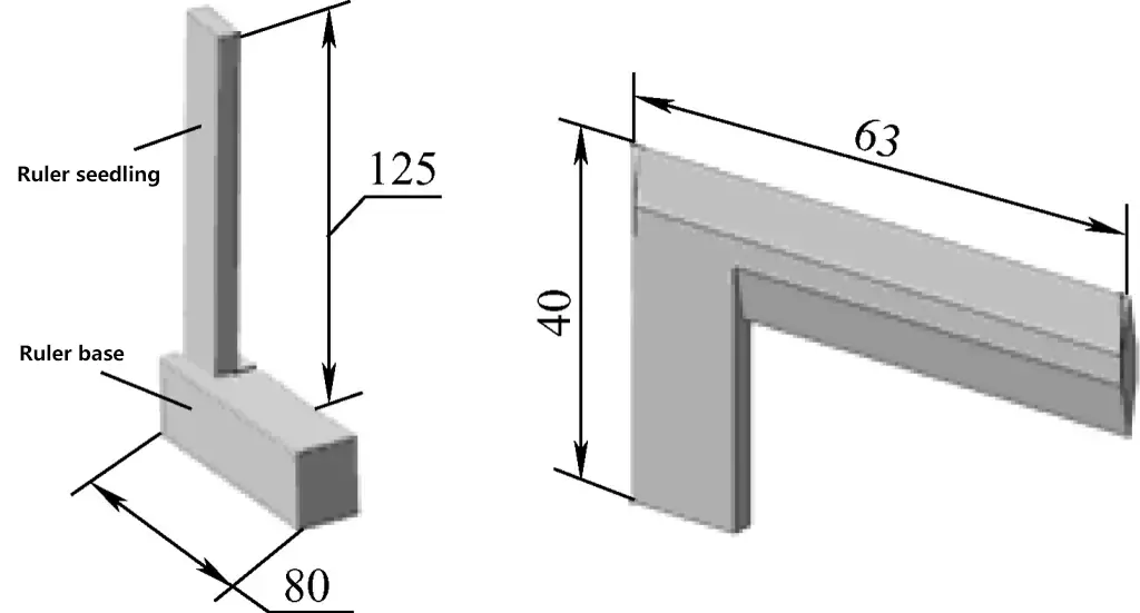 Figure 4 Carré d'essai