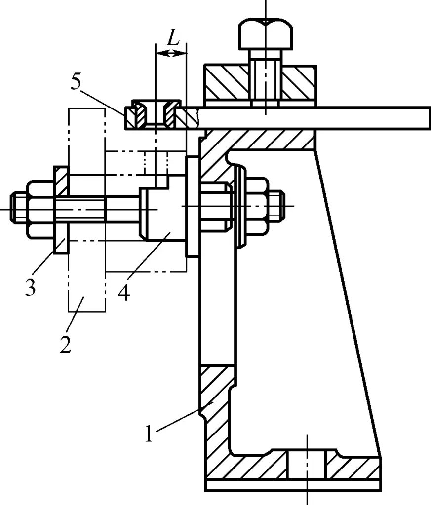 Figura 29 Taladrado con plantilla