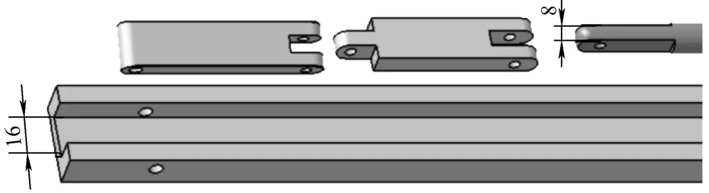 Figure 9 Fit between measuring block and ruler groove