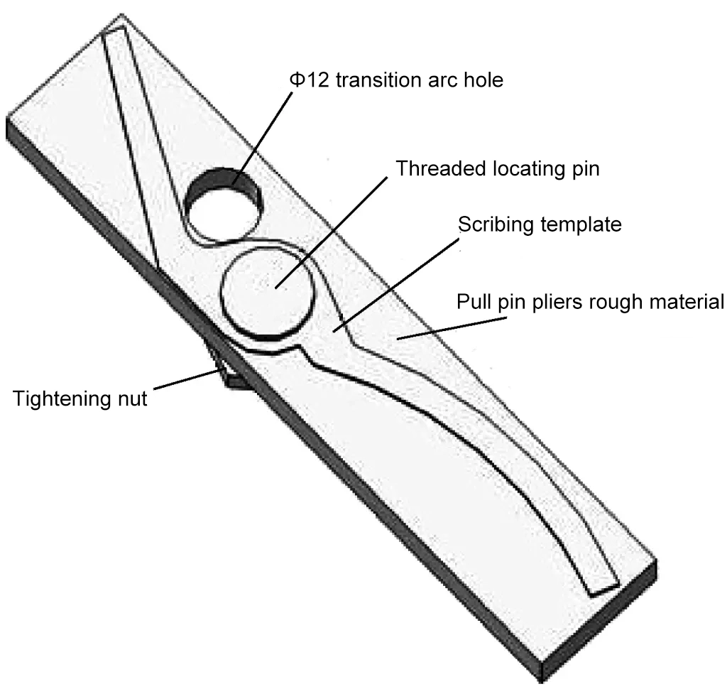 Figure 15 Insulator Pin Pulling Pliers Outline Marking