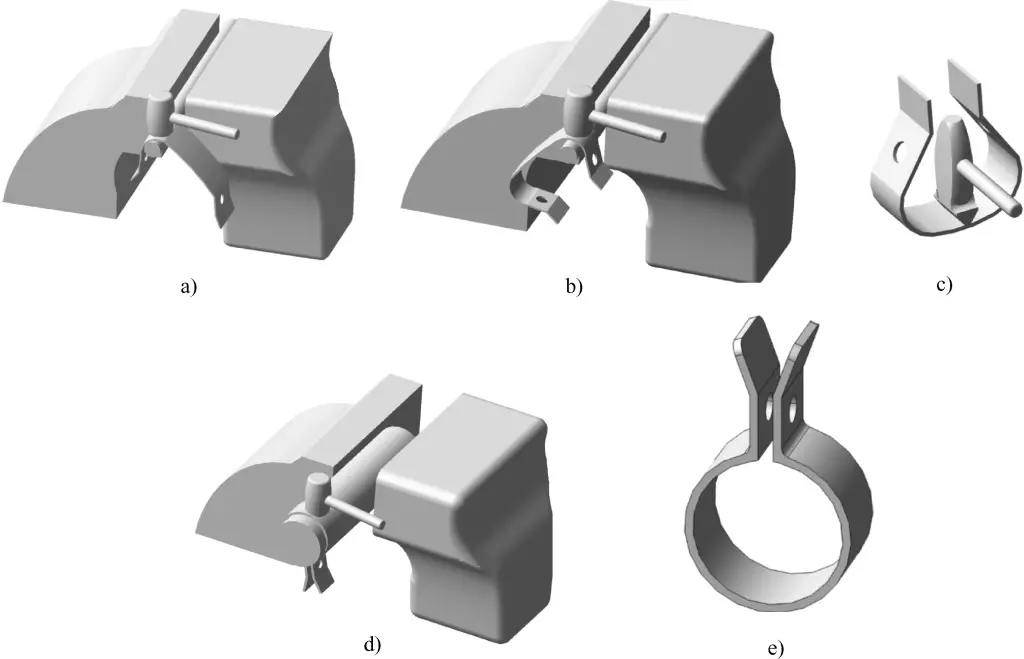 Figura 40 Métodos y pasos para el curvado de superficies en arco