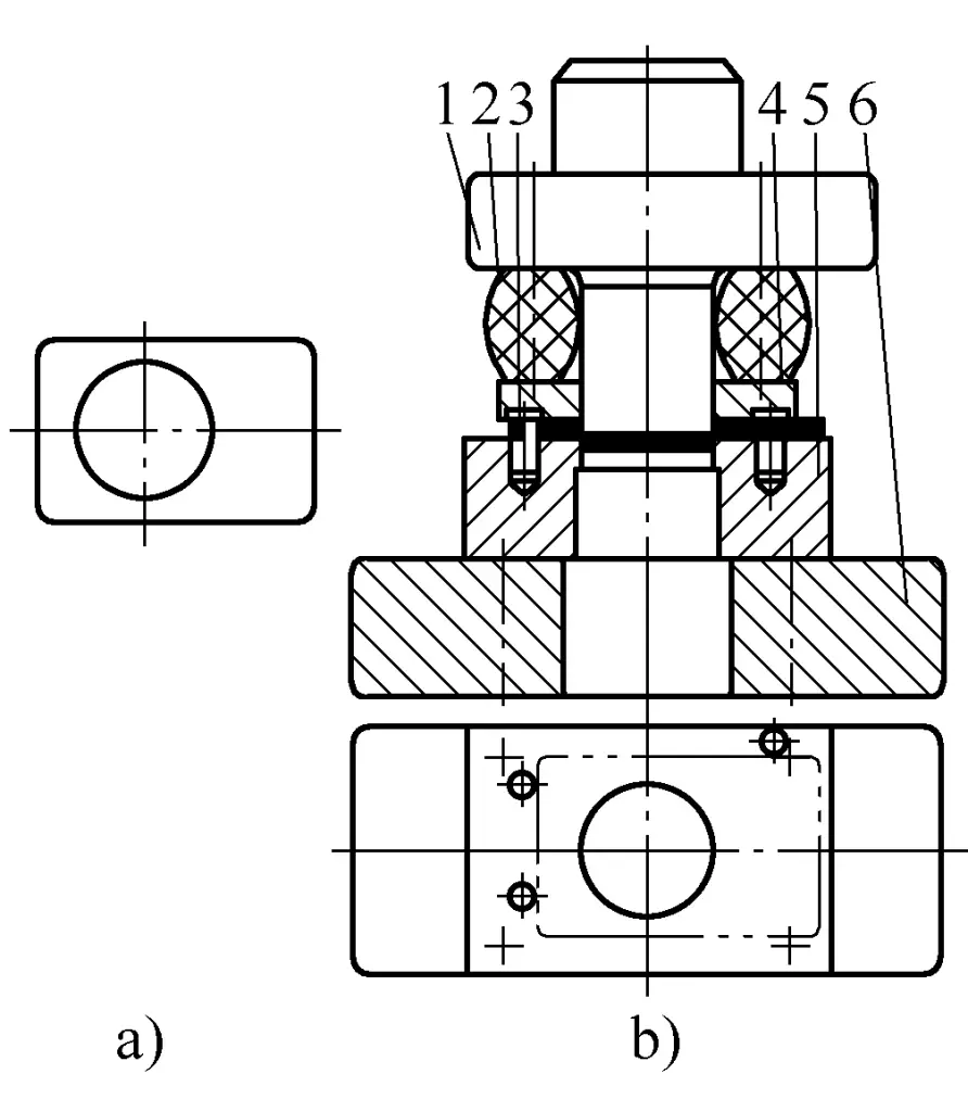 Figura 39 Pieza de punzonado y matriz de punzonado abierta