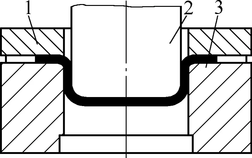 Figure 1 Structure diagram of cylindrical drawing die