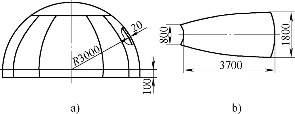 Figure 8 Large hemispherical part