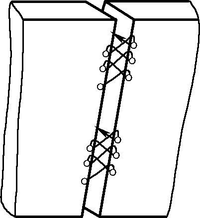 Figura 21 Diagrama esquemático del llenado del cordón de soldadura con gotas