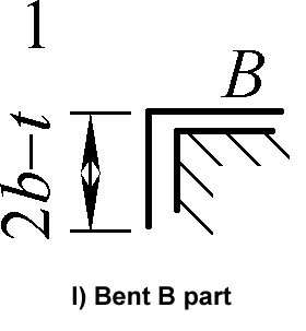 l) Parte B doblada