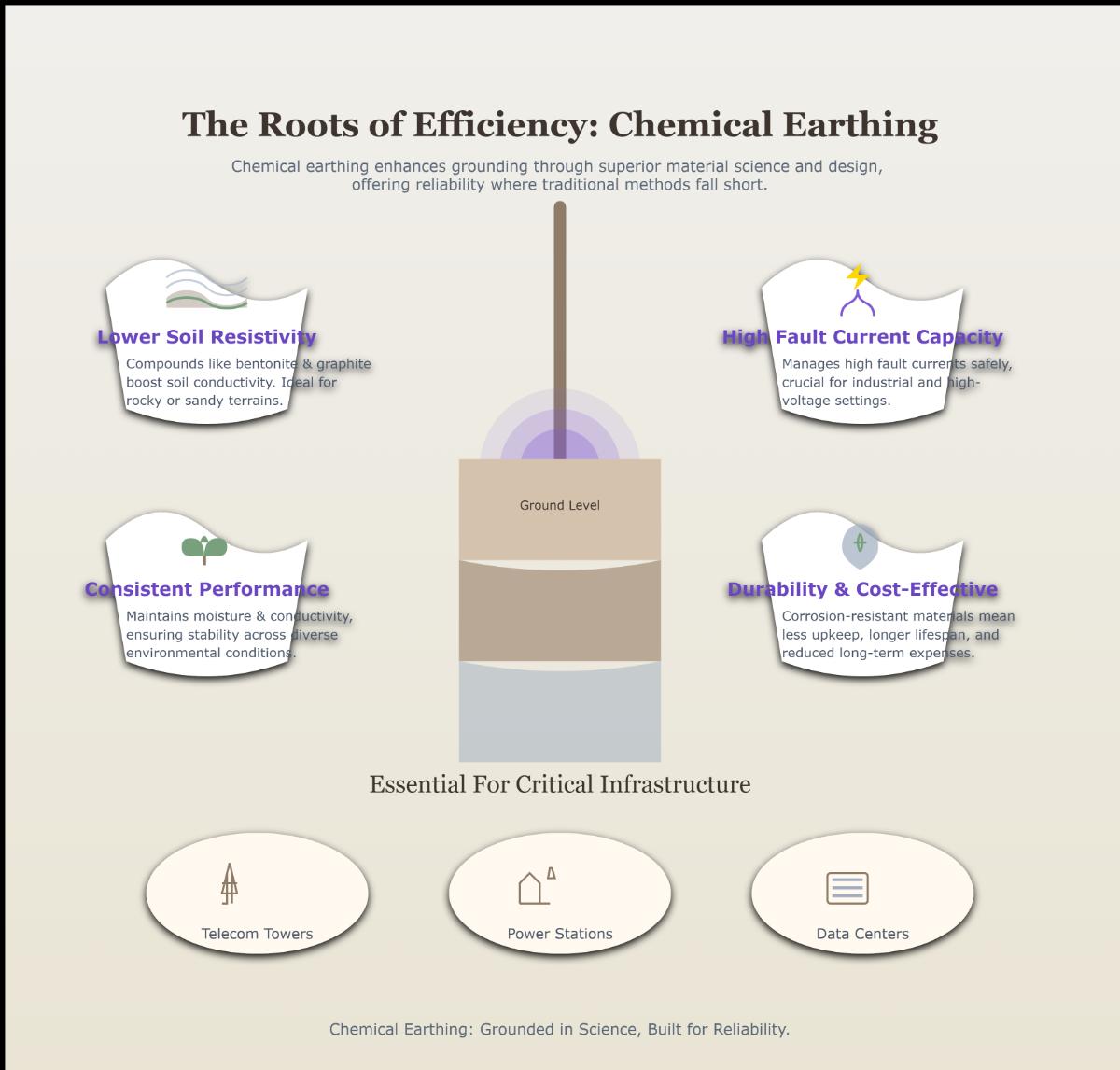 Chemical Earthing vs. Traditional Earthing Advantages and Applications