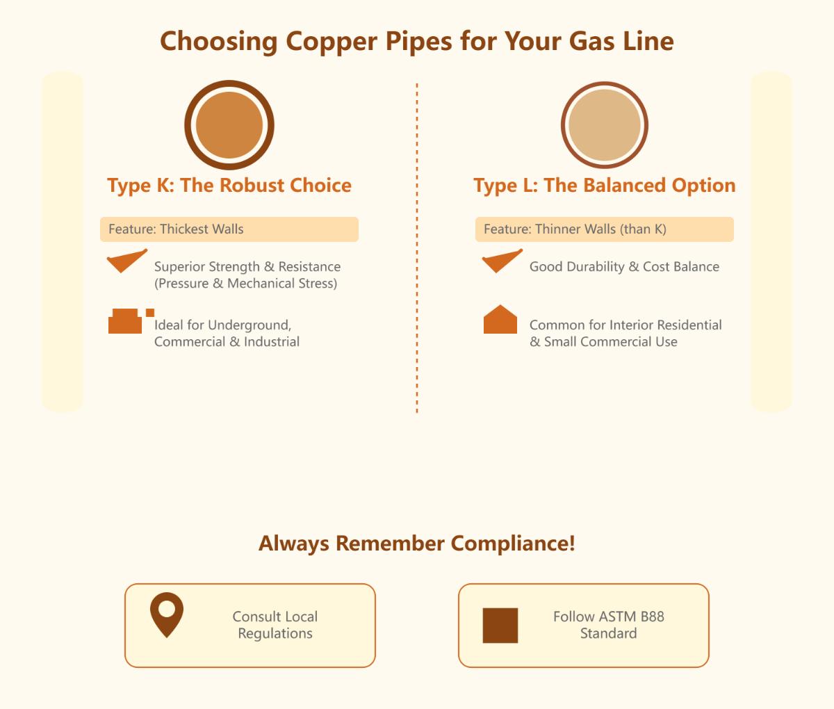 Choosing the Right Copper Pipe for Gas Lines A Beginner’s Guide