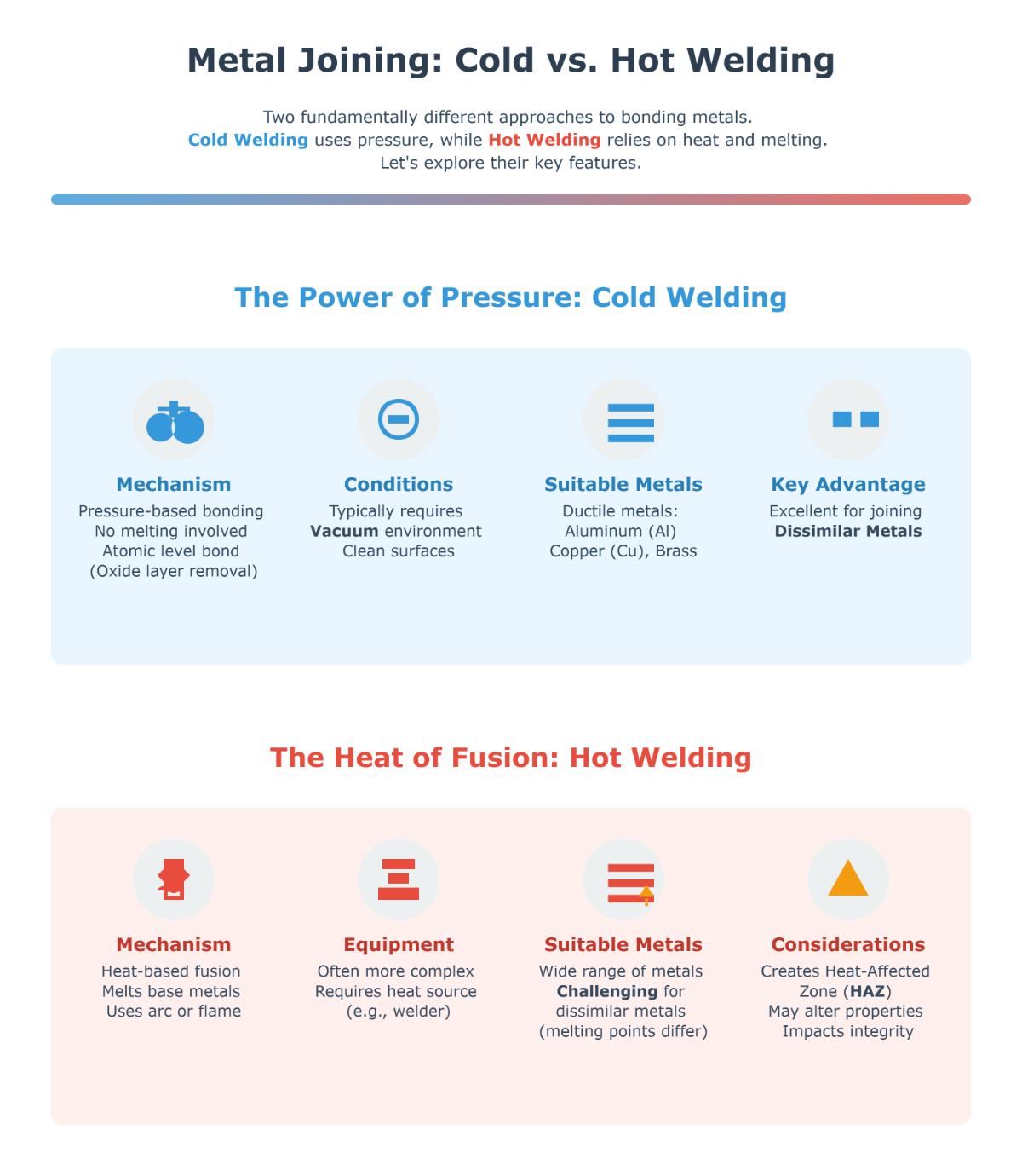 Cold Welding vs Hot Welding Key Differences and Applications
