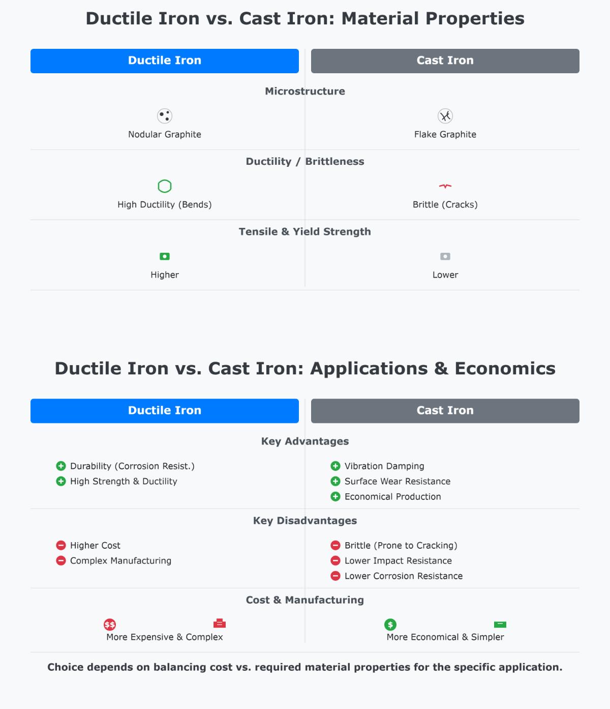 Ductile Iron vs Cast Iron A Comprehensive Comparison