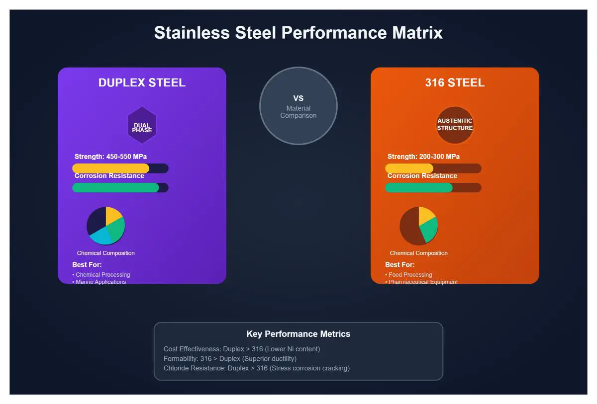 Duplex Stainless Steel vs 316 Stainless Steel A Comprehensive Comparison