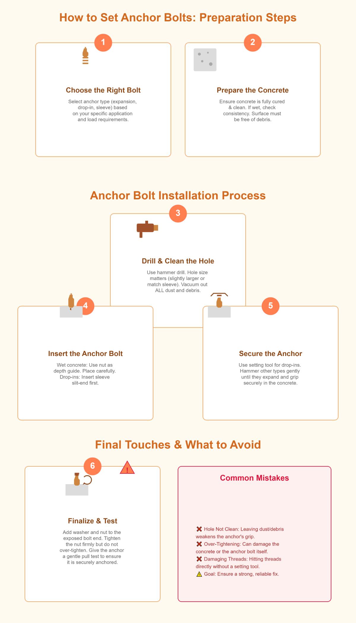 How to Set Anchor Bolts A Step-by-Step Guide
