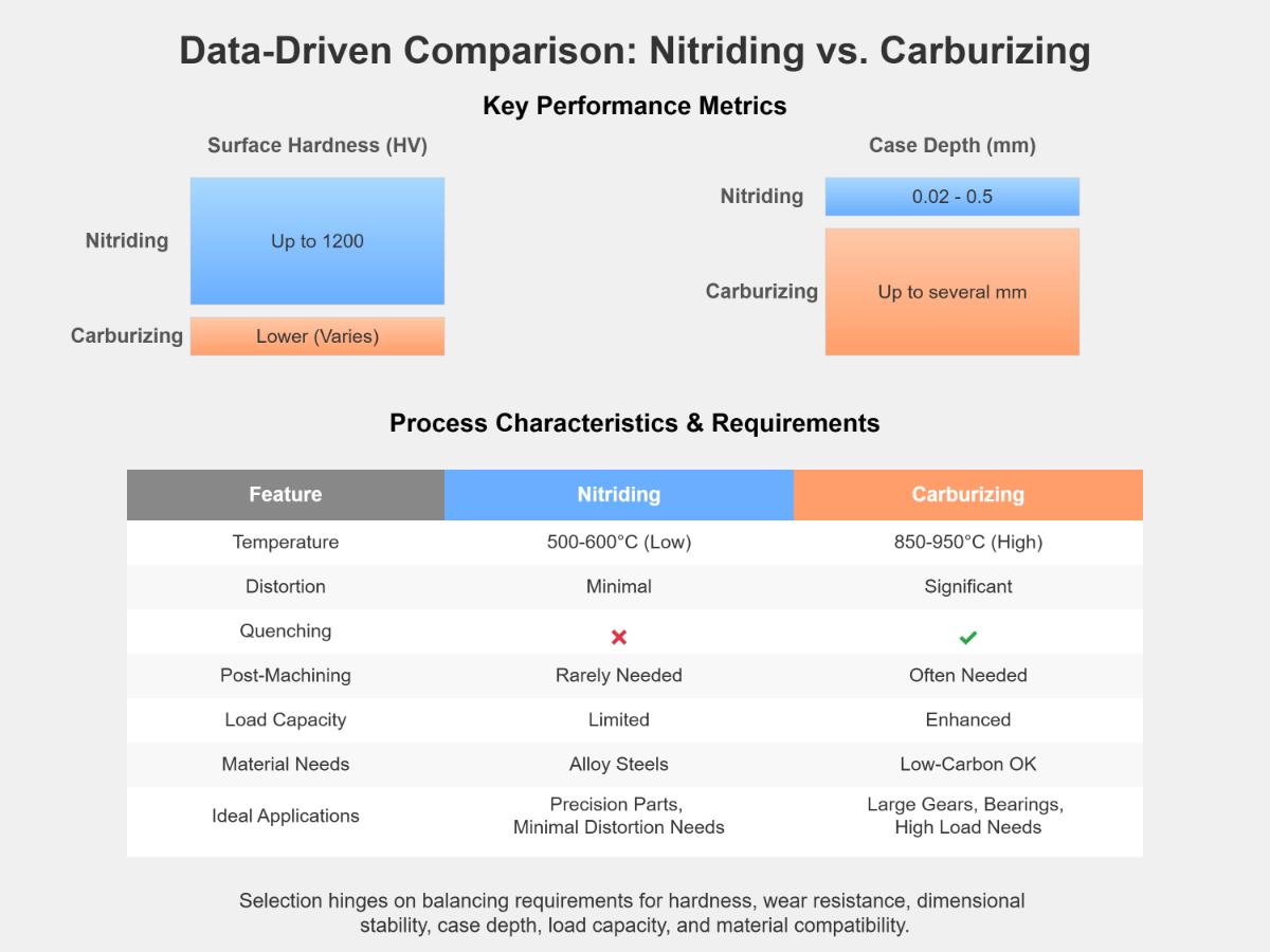 Nitriding vs Carburizing A Comprehensive Comparison