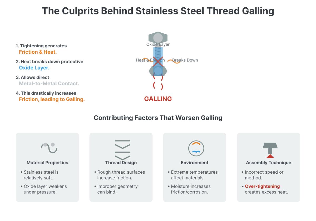 Preventing Galling in Stainless Steel Threads An Overview
