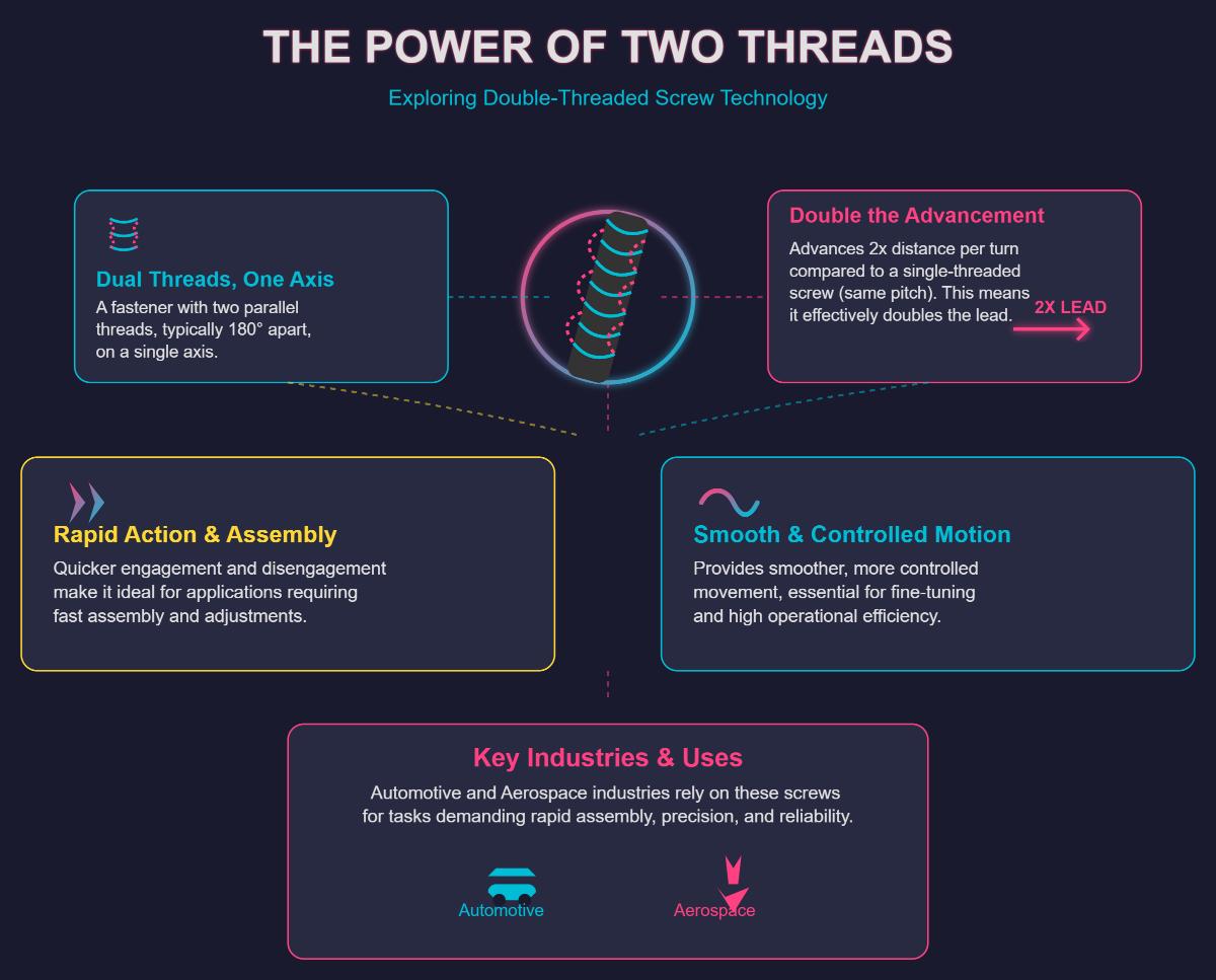 Understanding Double-Threaded Screws A Technical Deep Dive