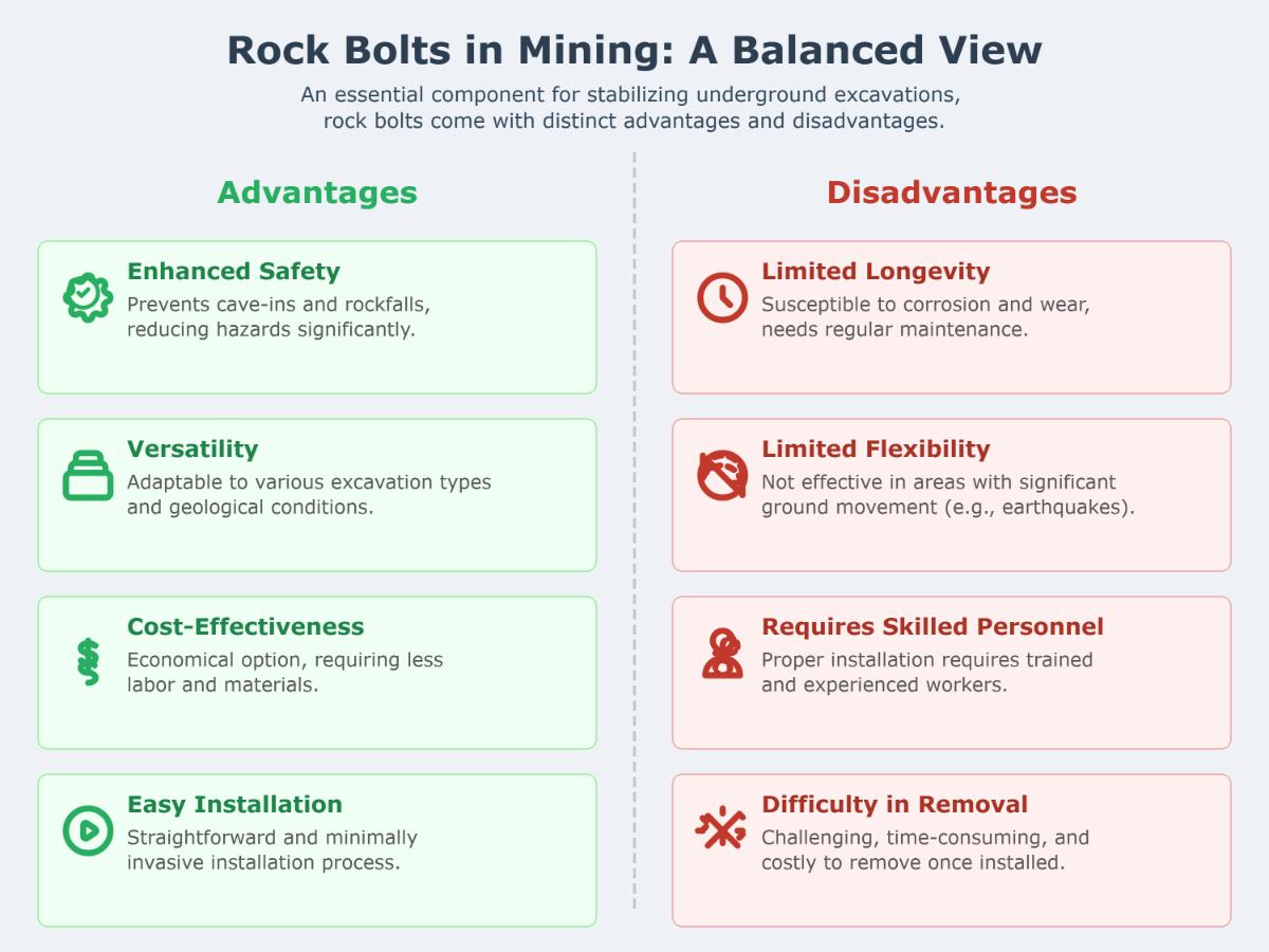 Understanding Rock Bolts in Mining Advantages and Disadvantages