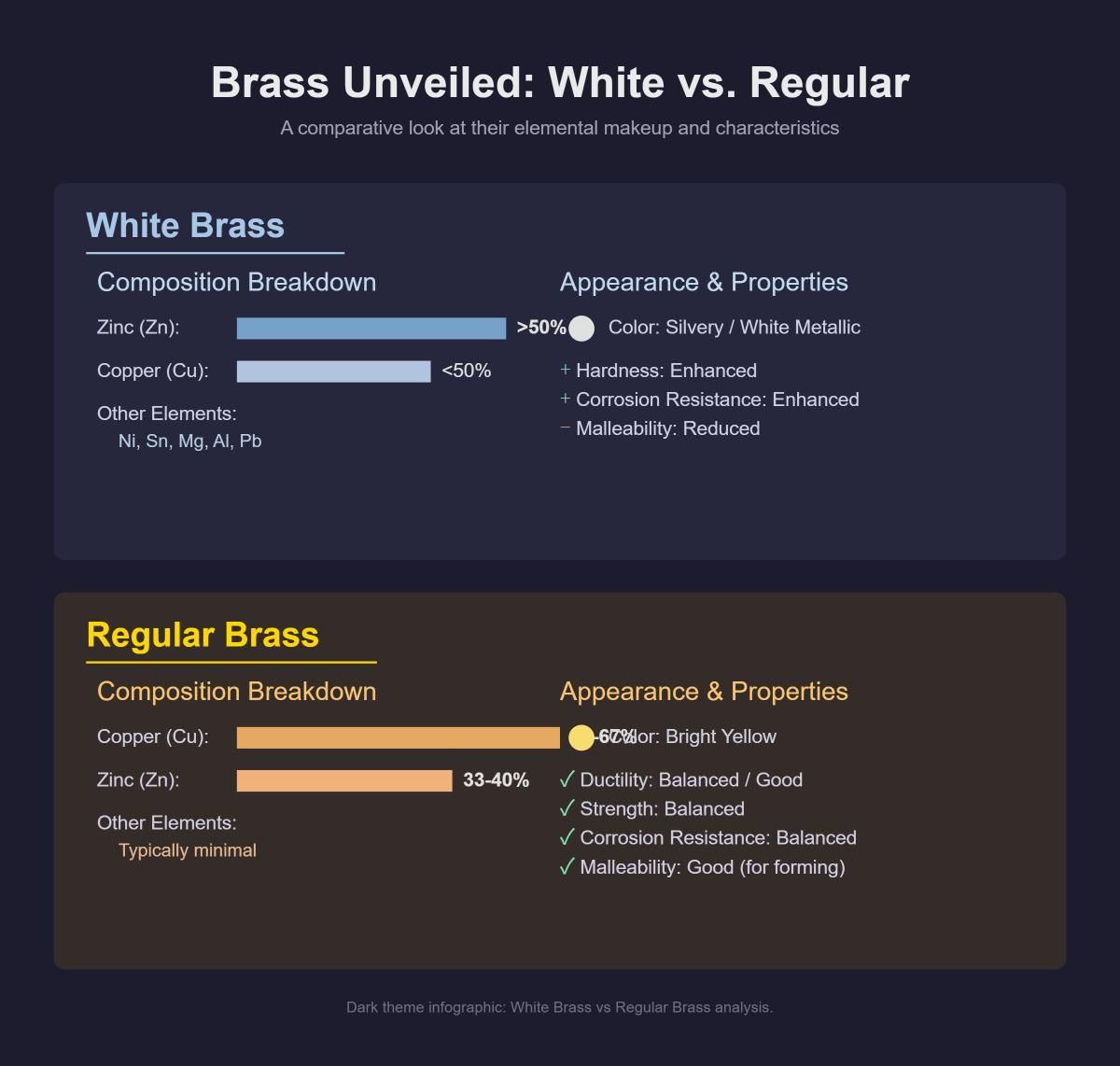 White Brass vs Regular Brass What's the Difference
