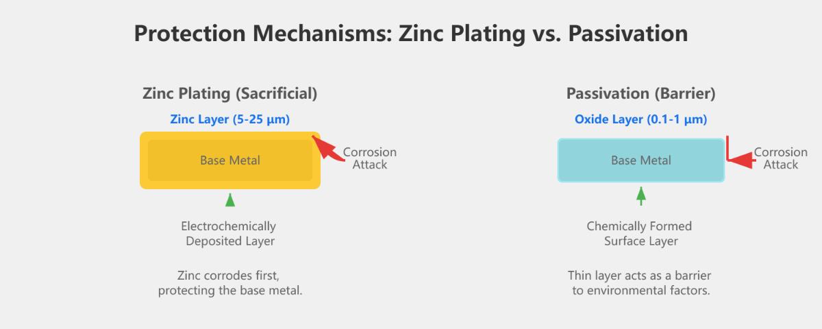 Zingage et passivation : quelle est la différence ?