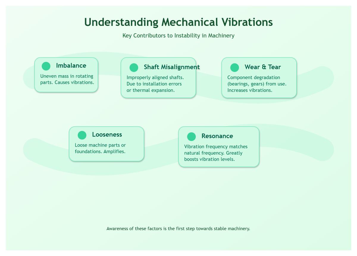 Comprender y resolver los problemas de vibraciones mecánicas